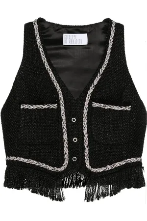 GIUSEPPE DI MORABITO Gilet à ornements strassés