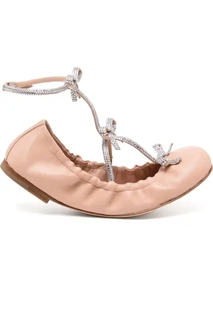 RENE CAOVILLA Ballerines Caterina en cuir