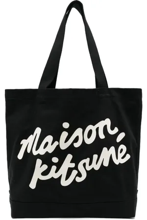 Maison Kitsuné Sac à main à logo imprimé