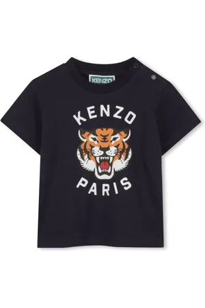 Kenzo T-shirt en coton à logo imprimé