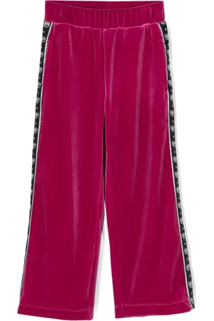 Chiara Ferragni Pantalon en velours à motif Eyelike