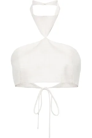 Serafini Haut crop à dos-nu