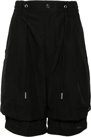 SONGZIO Short de sport en coton à design superposé
