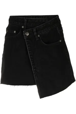 KSUBI Minijupe en jean à design asymétrique