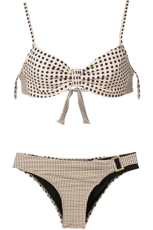 AMIR SLAMA Bikini à pois
