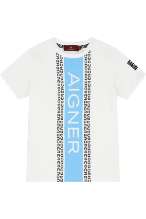 Aigner T-shirt en coton à logo imprimé