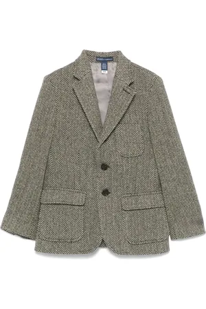 Ralph Lauren Blazer en cachemire à chevrons