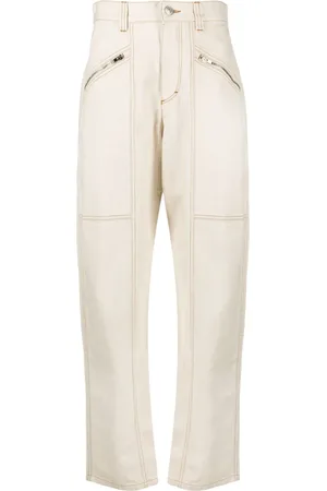 Isabel Marant Pantalon droit Fanny à poches cargo