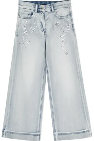 MONNALISA Jean à ornements en cristal