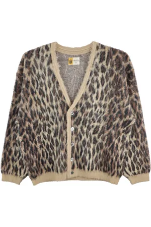 SAINT MXXXXXX Cardigan à motif léopard