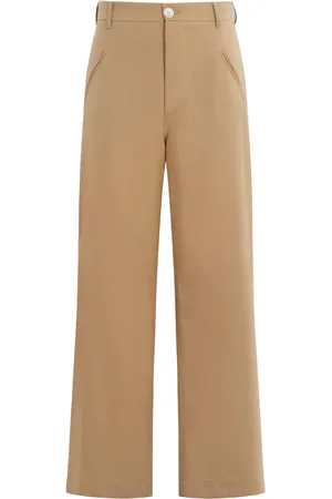 Marni Pantalon en laine vierge à coupe droite