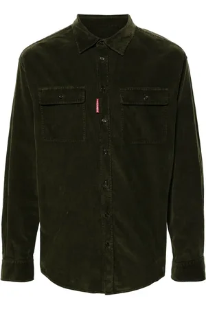 Dsquared2 Chemise en velours côtelé