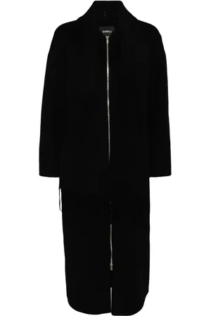 GOEN.J Manteau zippé à cache-col détachable