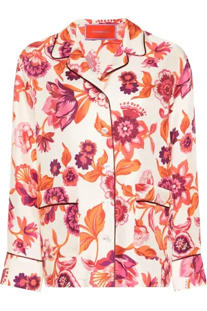 La DoubleJ Haut de pyjama à fleurs