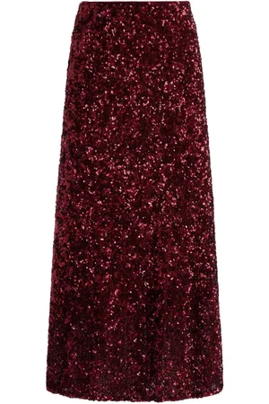 ALICE+OLIVIA Jupe évasée à sequins