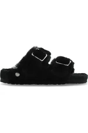 Birkenstock Claquettes Arizona 1774 en peau lainée