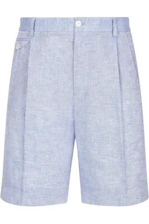 Dolce & Gabbana Short en lin à boutonnière