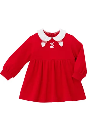 Miki House Robe en coton à détail de nœud