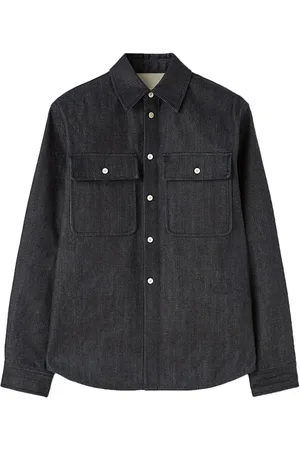 Jil Sander Chemise en jean à col italien