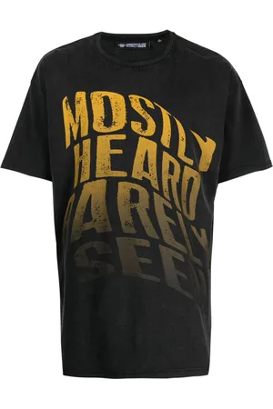 MOSTLY HEARD RARELY SEEN T-shirt en coton à effet délavé