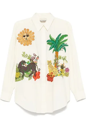 ALÉMAIS Chemise Tiger Embroidered