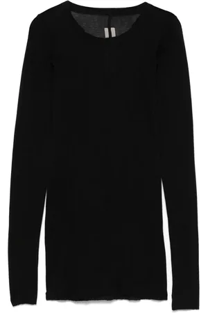 Rick Owens T-shirt à design nervuré