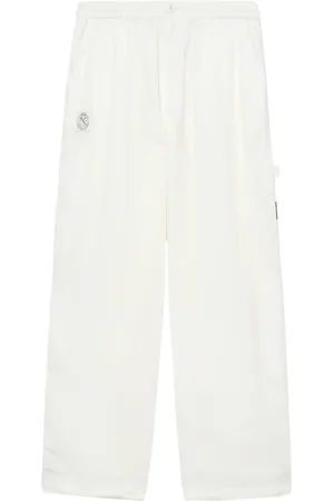 Izzue Pantalon ample à logo appliqué