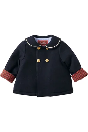 Familiar Manteau en laine à boutonnière croisée