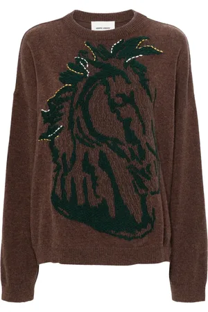 HENRIK VIBSKOV Pull à motif Horse Head en jacquard