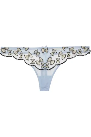FLEUR DU MAL String Farfalle à broderies
