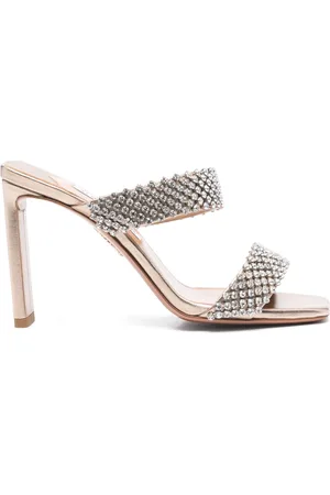 Aquazzura Sandales à ornements strassés 95 mm