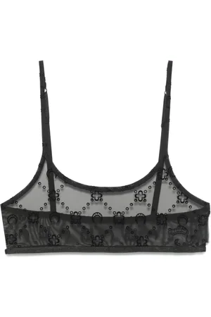 Marine Serre Soutien-gorge Moonogram en mesh