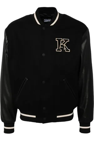 Karl Lagerfeld Veste bomber à patch logo
