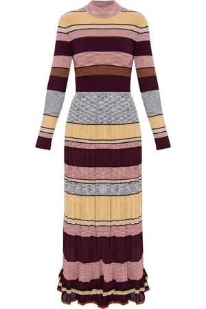 ULLA JOHNSON Robe à rayures