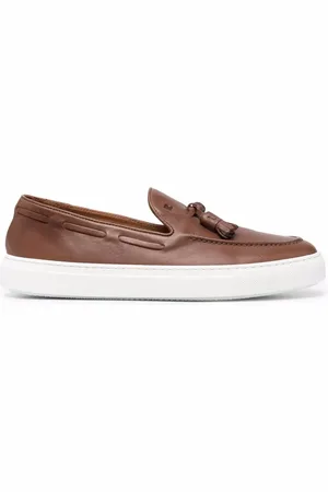 Fratelli Rossetti Mocassins en cuir à glands