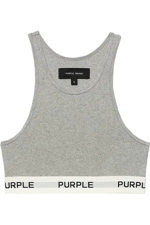 Purple Brand Brassière de sport à bande logo