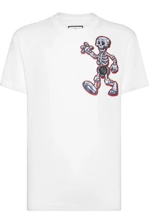 Philipp Plein T-shirt Skully Gang en coton
