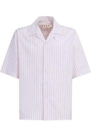 Marni Chemise en coton à imprimé graphique