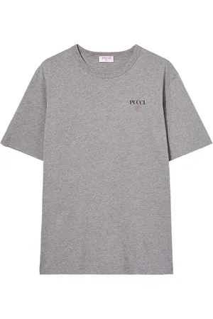 Puccini T-shirt en coton à logo imprimé