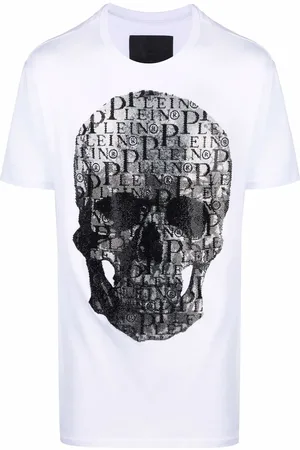 Philipp Plein T-shirt à imprimé tête de mort