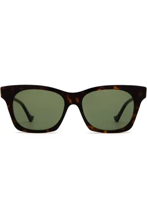 Gucci Lunettes de soleil à monture rectangulaire