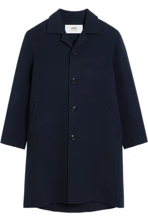 Ami Manteau en feutre à simple boutonnage