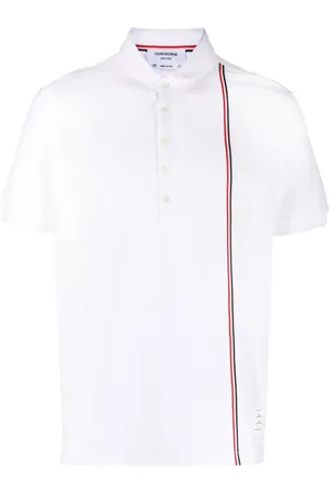 Thom Browne Polo à bande tricolore