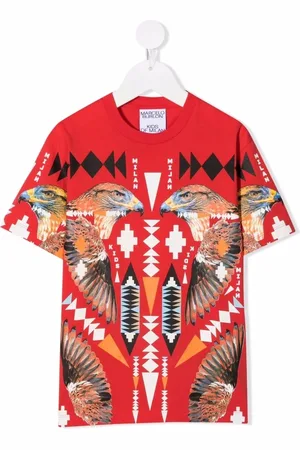 MARCELO BURLON T-shirt Cross Falco en coton