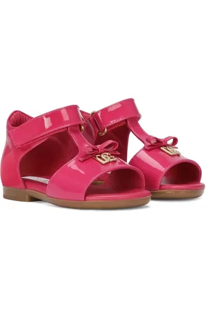 Dolce & Gabbana Sandales First Steps en cuir verni