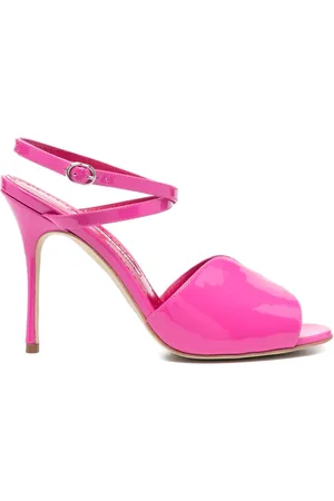Manolo Blahnik Sandales 110 mm à fini scintillant