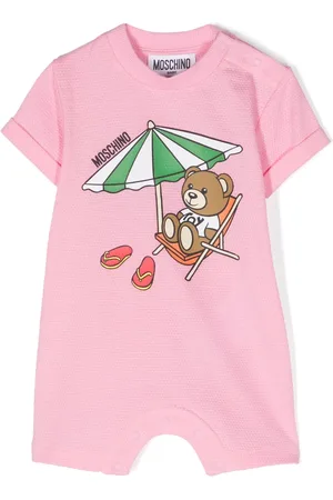 Moschino Barboteuse Teddy Bear en coton