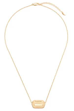 Missoma Love-engraved necklace