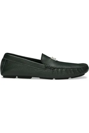Dolce & Gabbana Mocassins en cuir à plaque logo
