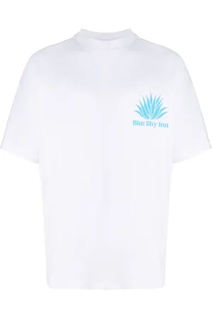 BLUE SKY INN T-shirt en coton à logo brodé